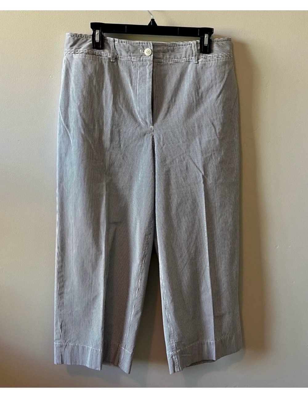 Talbot’s women’s pinstriped wide leg Pants 12